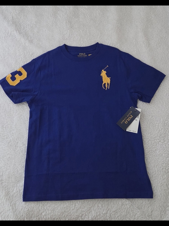 Polo Ralph Lauren Other - Polo by Ralph Lauren Royal Blue Short Sleeve Logo Tee with Yellow Accents.